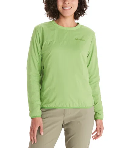 Marmot Women's Alt Hb Water-repellent Sweatshirt In Green