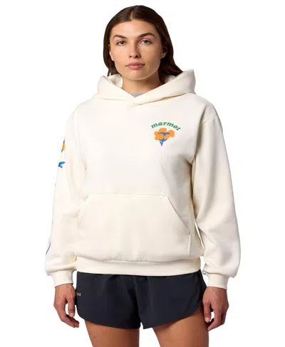 Marmot Women's Born To Bloom Hoodie In White