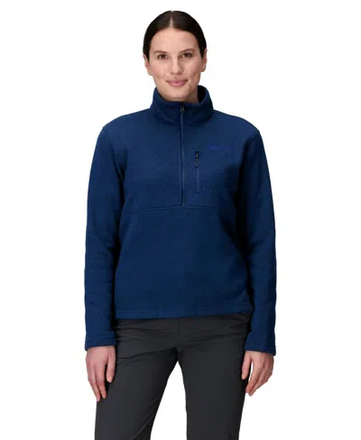 Marmot Women's Drop Line 1/2 Zip Jackets In Arctic Nav