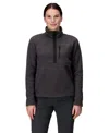 Marmot Women's Drop Line 1/2 Zip Jackets In Black Heat