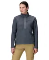 Marmot Women's Drop Line 1/2 Zip Jackets In Gray