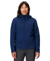 Marmot Women's Drop Line Full-zip Sweater Hoodie In Blue