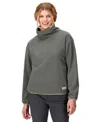 Marmot Women's Felton Fleece Cowl Neck In Gray