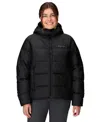 Marmot Women's Guides Big-baffled Puffer Hooded Jacket In Black