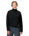 Marmot Women's Half-zip Long Sleeve Sweatshirt In Black