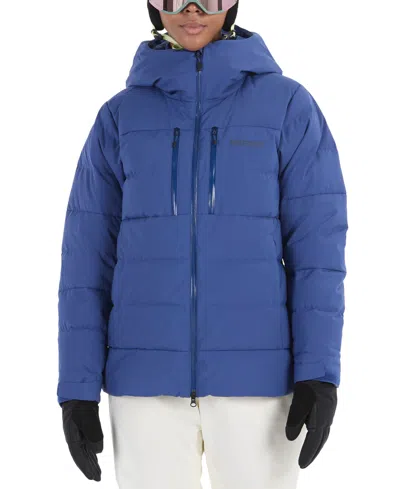 Marmot Women's Hooded Slingshot Jacket In Twilight Blue