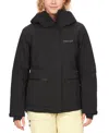 Marmot Women's Insulated Refuge Ski Jacket In Black