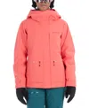 Marmot Women's Insulated Refuge Ski Jacket In Grapefruit