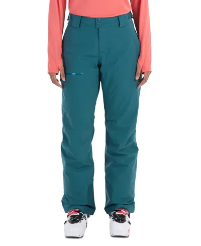 Marmot Women's Insulated Refuge Snow Pants In Dark Jungle