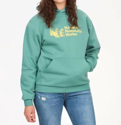 Marmot Women's Mountain Works Crew Neck Sweatshirt In Green