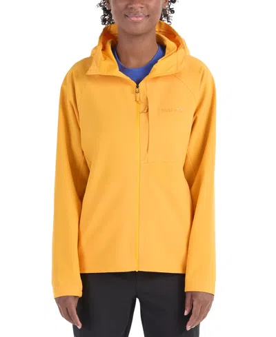 Marmot Women's Pinnacle Hardface Zip-front Hoodie In Golden Sun