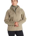 Marmot Women's Precip Eco Pro Hooded Collar Jacket In Brown