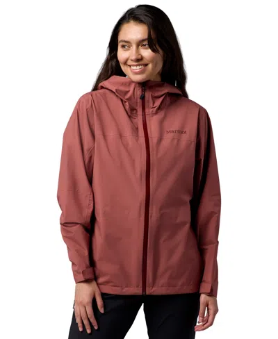 Marmot Women's Precip Evo Flex Jacket In Brown