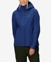 Marmot Women's Precip Hooded Waterproof Jacket In Blue
