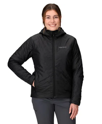 Marmot Women's Quilt Long Sleeve Fixed Hoodie In Black