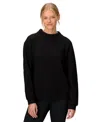 Marmot Women's Ridge Tech Long Sleeve Pull On Sweatshirt In Black