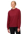 Marmot Women's Ridge Tech Long Sleeve Pull On Sweatshirt In Burgundy