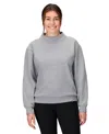 Marmot Women's Ridge Tech Long Sleeve Pull On Sweatshirt In Gray
