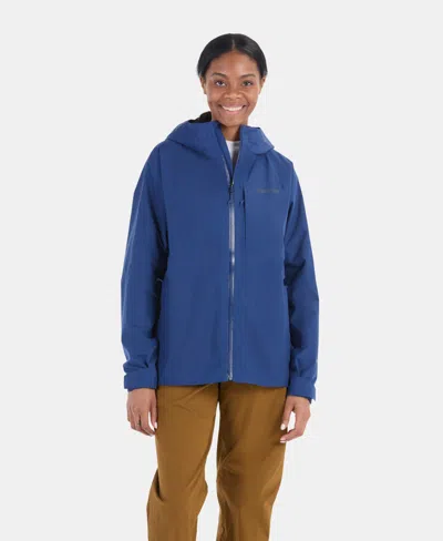 Marmot Women's Waypoint Gore-tex Hooded Collar Jackets In Twilight Blue