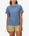 Marmot Women's Windridge Short Sleeve Crewneck Shirt In Rain Cloud