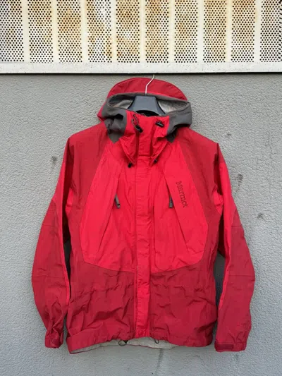 Pre-owned Marmot X Outdoor Life Marmot Gore Tex Xcr Jacket Raincoat Red Gorpcore