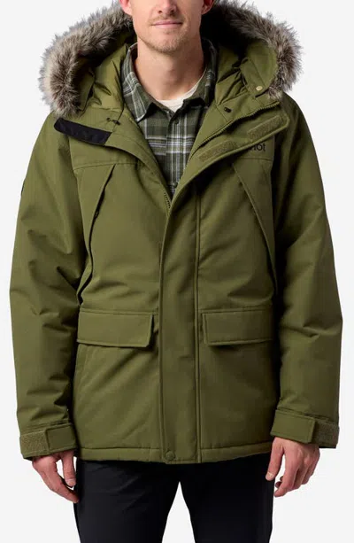 Marmot Yukon 700-fill-power Down Parka In Surplus Green