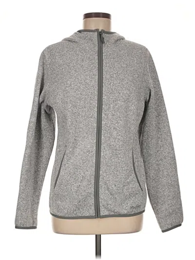 Pre-owned Marmot Zip Up Hoodie In Gray