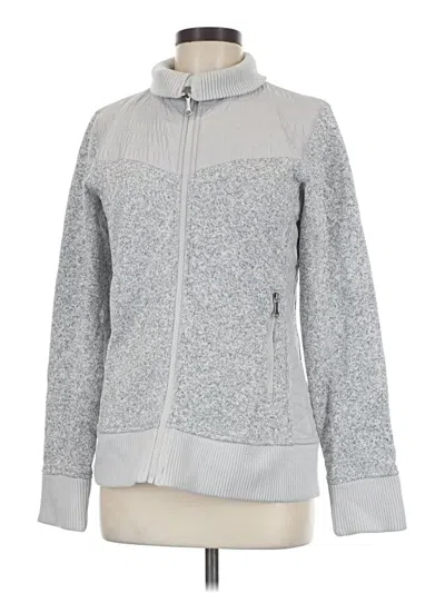 Pre-owned Marmot Zip Up Hoodie In Silver