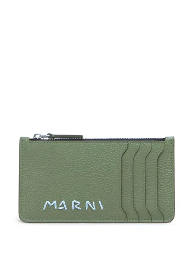 Marni カードケース In グリーン