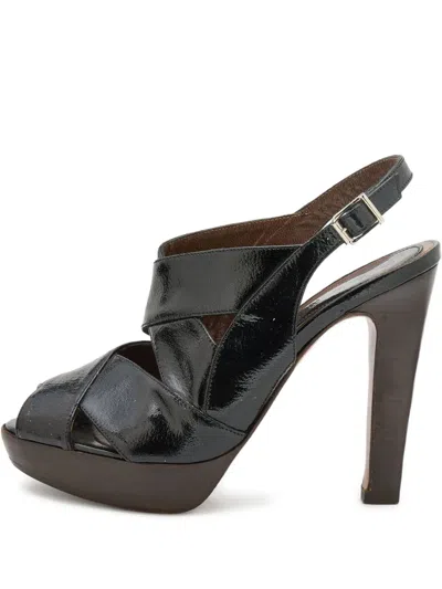 Pre-owned Marni 115mm Leather Sandals