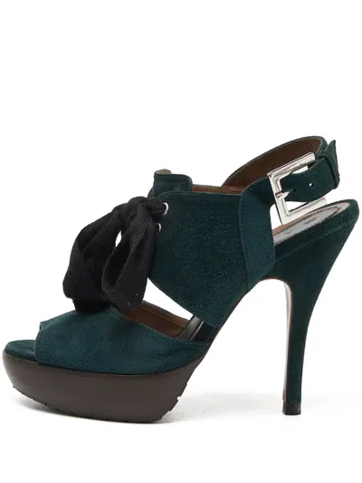 Pre-owned Marni 120mm Leather Sandals
