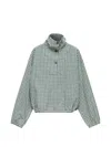 Marni 체크 드로스트링 셔츠 In Green