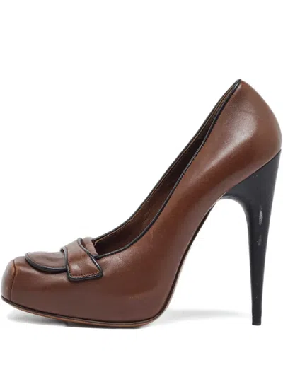Pre-owned Marni 130mm Leather Pumps