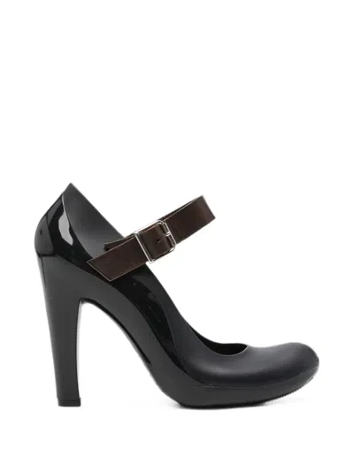 Pre-owned Marni 2010s Buckle-strap Heeled Pumps In Black
