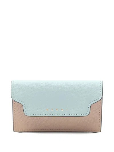 Pre-owned Marni 2010s Leather Card Case In Pink