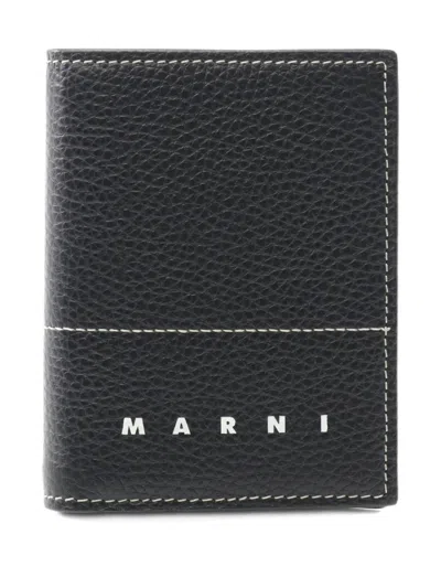 Pre-owned Marni 2010s Logo-print Leather Wallet