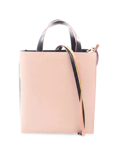Pre-owned Marni 2010s Museo Two-way Tote Bag In Pink