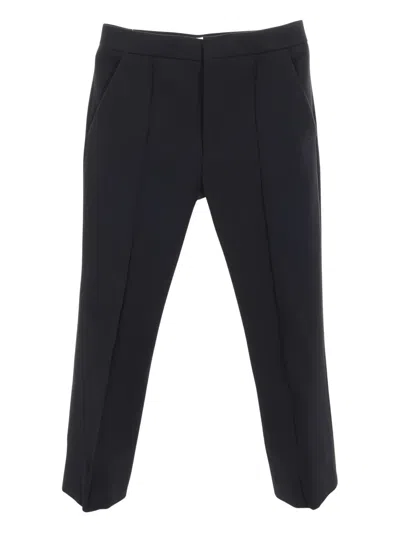 Pre-owned Marni 2010s Seam-detail Trousers In Black