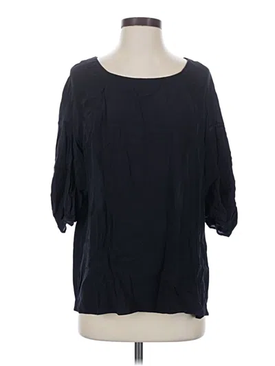 Pre-owned Marni 3/4 Sleeve Blouse In Black