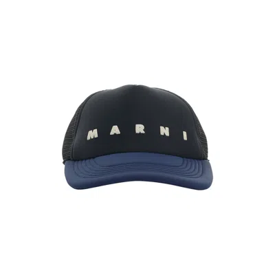 Pre-owned Marni 3d Logo Trucker Hat 'black' | Men's Size M