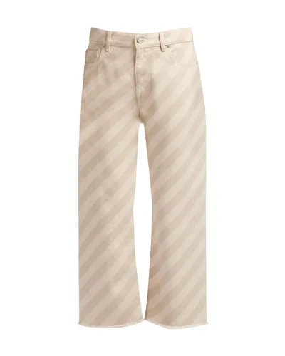 Marni 5-pocket Denim Trouser In Beige