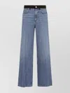 Marni 5-pocket Denim Trousers Contrast Waistband In Blue
