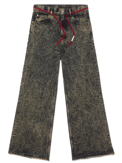 Marni 5 Pocket Jeans Brown In Metallic