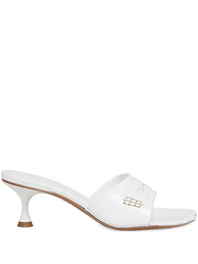 Marni 50mm Moonlight Mules In White