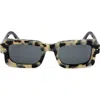 Marni 51mm Rectangular Sunglasses In Orange