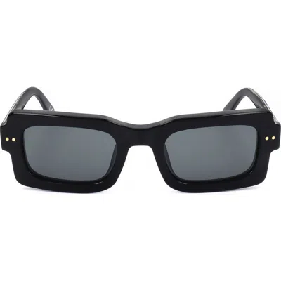 Marni 51mm Rectangular Sunglasses In Black