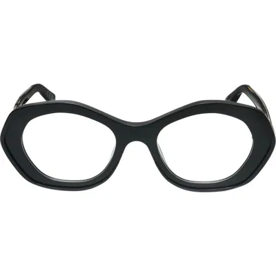 Marni 51mm Round Reading Glasses In Black