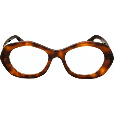 Marni 51mm Round Reading Glasses In Brown