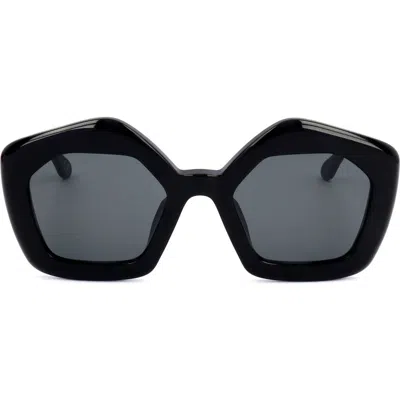 Marni 51mm Square Sunglasses In Black