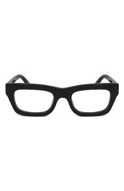 Marni 52mm Rectangular Reading Glasses In Black